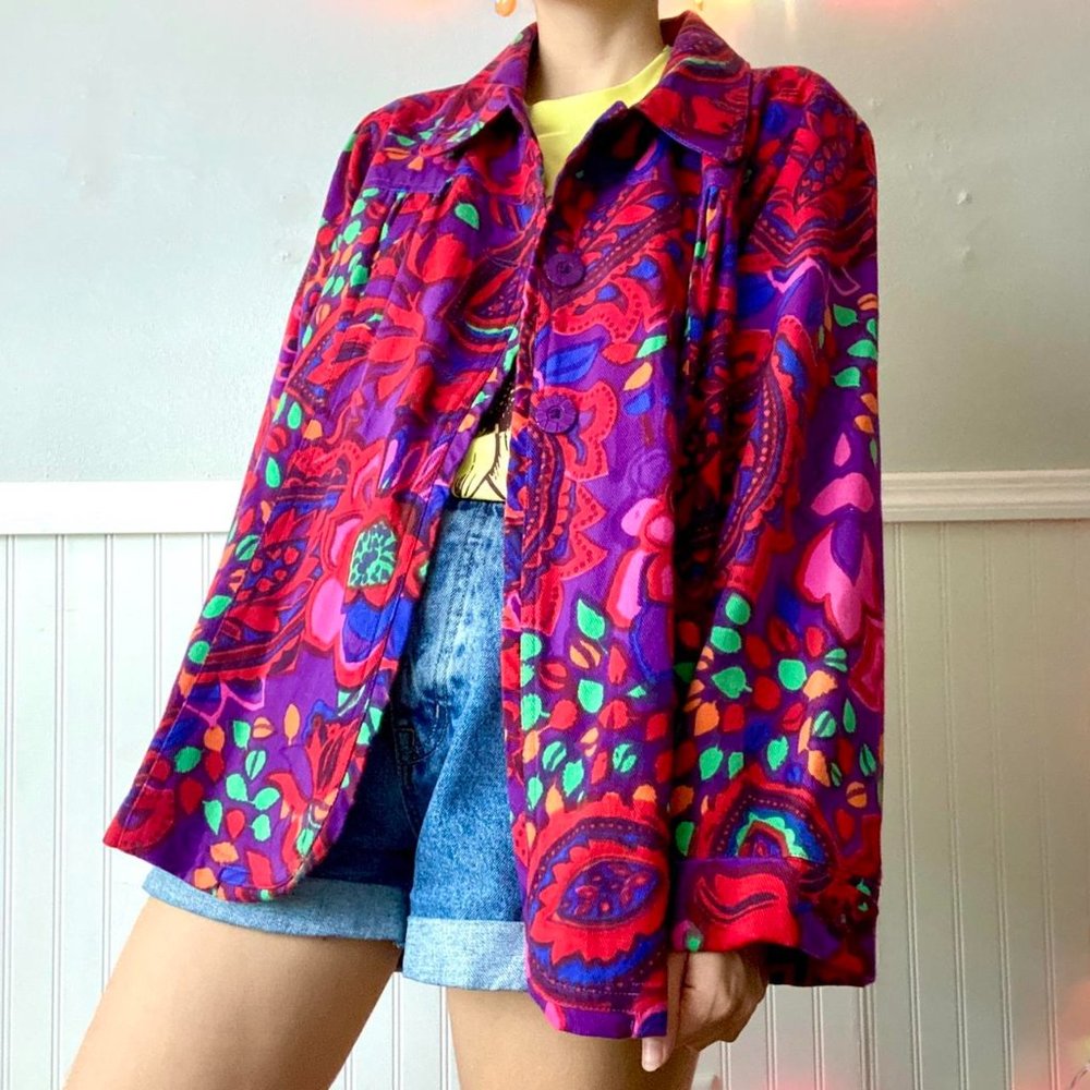 Colorful Statement Piece Jacket - image 1